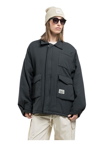 Replay CRNA JAKNA OPUŠTENOG KROJA S VELIKIM DŽEPOVIMA - 5