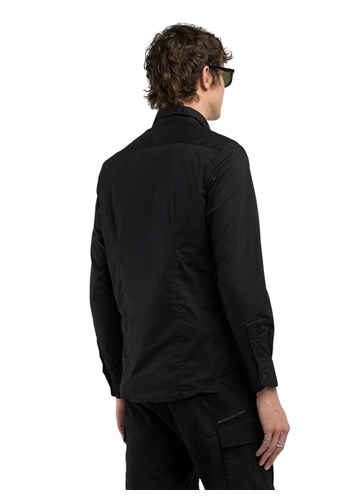 Replay CRNA KLASIČNA KOŠULJA OD POPELINA - 3