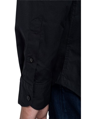 Replay CRNA KLASIČNA KOŠULJA OD POPELINA - 8