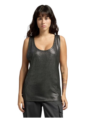 Replay CRNA MAJICA BEZ RUKAVA SA SJAJNIM EFEKTOM - 2 Replay CRNA MAJICA BEZ RUKAVA SA SJAJNIM EFEKTOM - 2