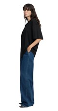 CRNA MAJICA BOYFIT KROJA S WESTERN PRINTOM - 4