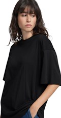 CRNA MAJICA BOYFIT KROJA S WESTERN PRINTOM - 5