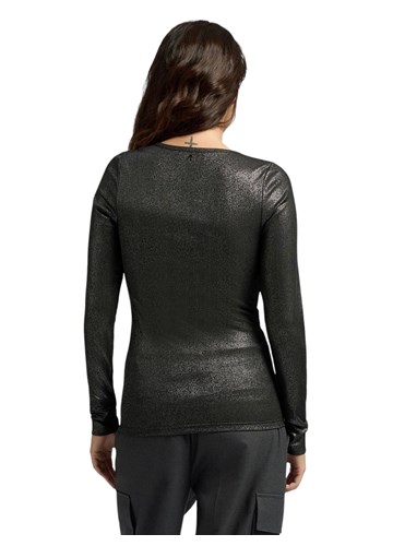 Replay CRNA MAJICA DUGIH RUKAVA SA SVJETLUCAVIM EFEKTOM  - 3