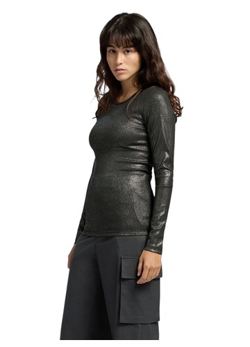 Replay CRNA MAJICA DUGIH RUKAVA SA SVJETLUCAVIM EFEKTOM  - 4