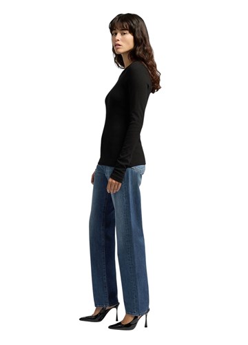 Replay CRNA MAJICA DUGIH RUKAVA I USKOG KROJA - 4 Replay CRNA MAJICA DUGIH RUKAVA I USKOG KROJA - 4