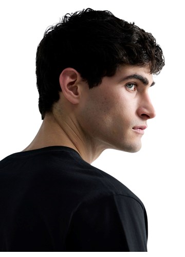 Replay CRNA MAJICA OD ORGANSKOG PAMUKA S NAŠIVENOM ETIKETOM - 7