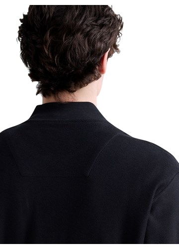 Replay CRNA MAJICA OD ŽERSEJA U BOMBER KROJU - 6