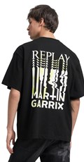 CRNA MAJICA S OKRUGLIM IZREZOM I REPLAY X MARTIN GARRIX NATPISOM - 3