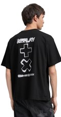 CRNA MAJICA S OKRUGLIM IZREZOM I REPLAY X MARTIN GARRIX LOGOTIPOM - 3