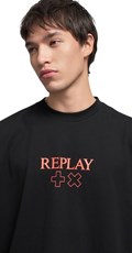 CRNA MAJICA S OKRUGLIM IZREZOM I GRAFIKOM REPLAY X MARTIN GARRIX - 5