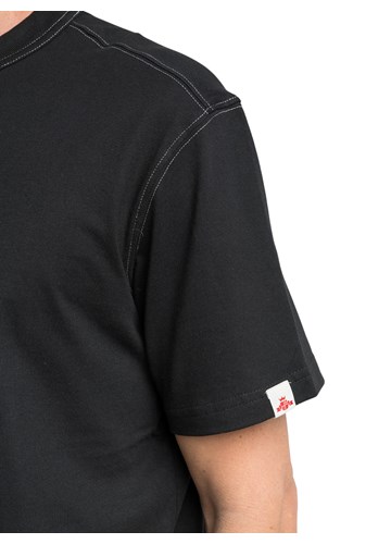 Replay CRNA MAJICA S PRINTOM MUNJE I NATPISOM REPLAY DENIM - 4