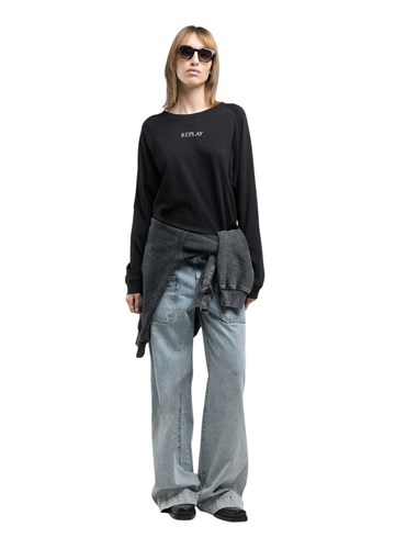 Replay CRNA MAJICA S RAGLAN RUKAVIMA - 1