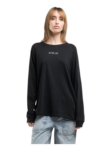 Replay CRNA MAJICA S RAGLAN RUKAVIMA - 5