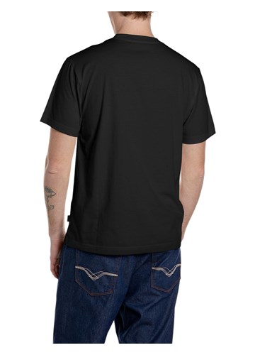 Replay CRNA MAJICA S RETRO LOGOTIPOM REPLAY BLUE JEANS - 2