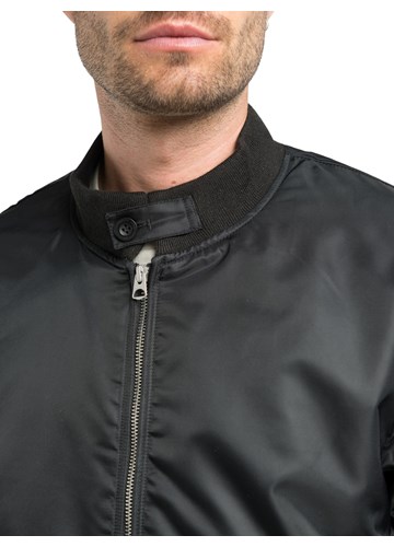 Replay CRNA MOTORISTIČKA JAKNA OD RECIKLIRANOG NAJLONA - 4