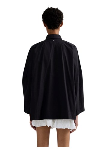 Replay CRNA OVERSIZE KOŠULJA OD POPELINA - 3