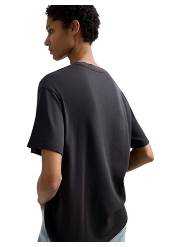 Replay CRNA OVERSIZE MAJICA OD ŽERSEJA S BIKER PRINTOM - 6