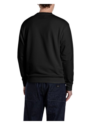 Replay CRNA PAMUČNA MAJICA DUGIH RUKAVA "REACH PEACE" - 2