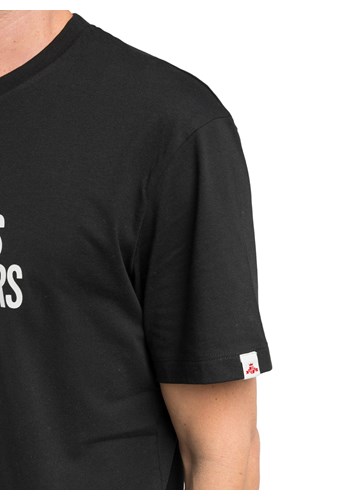 Replay CRNA PAMUČNA MAJICA KRATKIH RUKAVA S DENIM GOODS PRINTOM - 4