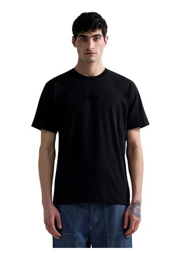 Replay CRNA PAMUČNA MAJICA S 3D REPLAY LOGOM - 2