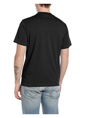 Replay CRNA PAMUČNA MAJICA S GRAND PRIX REPLAY NATPISOM - 2