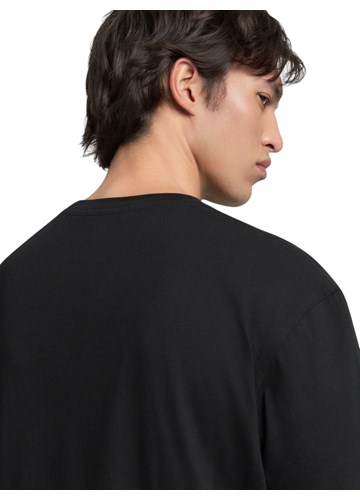 Replay CRNA PAMUČNA MAJICA S KONTRASTNIM REPLAY NATPISOM - 6