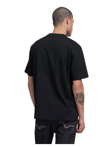 Replay CRNA PAMUČNA MAJICA S MINI REPLAY NATPISOM - 3