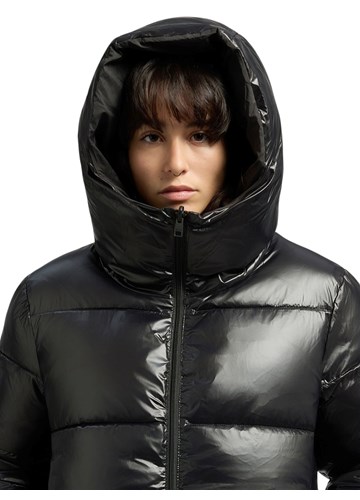 Replay CRNA PODSTAVLJENA JAKNA NOSIVA NA DVIJE STRANE - 7