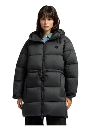 Replay CRNA PODSTAVLJENA PARKA S VISOKIM OVRATNIKOM  - 2