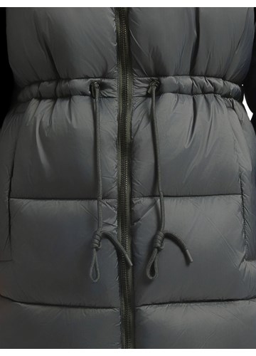 Replay CRNA PODSTAVLJENA PARKA S VISOKIM OVRATNIKOM  - 7