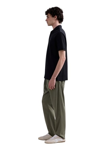 Replay CRNA POLO MAJICA OD ŽERSEJA S REPLAY NATPISOM - 6