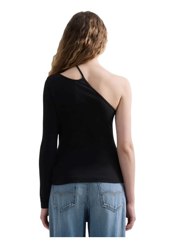 Replay CRNA REBRASTA MAJICA NA JEDNO RAME - 3