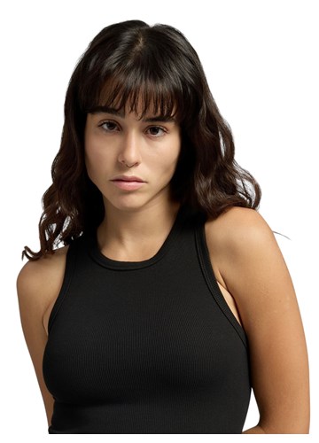 Replay CRNA REBRASTA PLETENA MAJICA BEZ RUKAVA - 5 Replay CRNA REBRASTA PLETENA MAJICA BEZ RUKAVA - 5