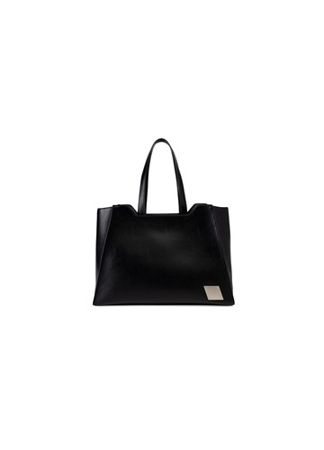 Replay CRNA SHOPPER TORBA S METALNOM ETIKETOM - 1