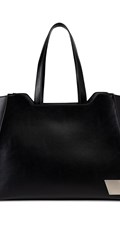 CRNA SHOPPER TORBA S METALNOM ETIKETOM - 1