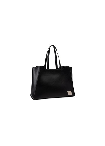 Replay CRNA SHOPPER TORBA S METALNOM ETIKETOM - 2