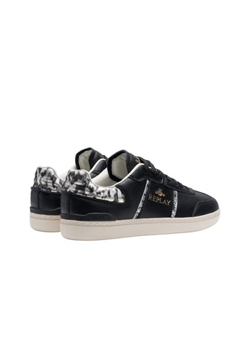 Replay CRNE PYPER W FUSION KOŽNE TENISICE - 3