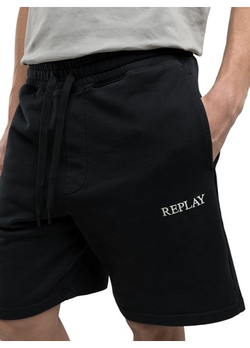 Replay CRNE BASIC KRATKE SPORTSKE HLAČE - 3