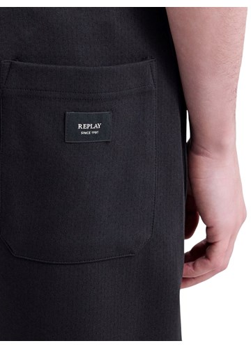 Replay CRNE BERMUDE OD TEHNIČKOG FLISA - 6