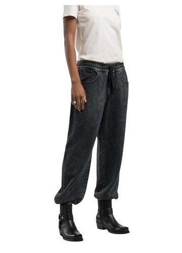 Replay CRNE ISPRANE JOGGER HLAČE - 2 Replay CRNE ISPRANE JOGGER HLAČE - 2