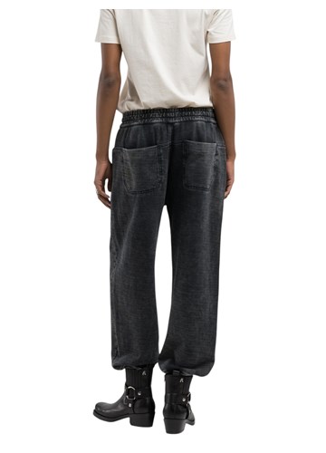 Replay CRNE ISPRANE JOGGER HLAČE - 3 Replay CRNE ISPRANE JOGGER HLAČE - 3