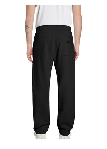 Replay CRNE PAMUČNE HLAČE RAVNOG KROJA - 2