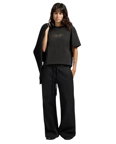 W8159C 23942 Replay crne sportske hlače s vezicama Replay crne sportske hlače s vezicama