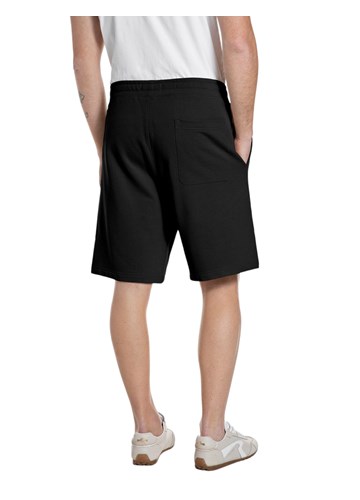 Replay CRNE SPORTSKE KRATKE HLAČE OD FROTIRA - 2