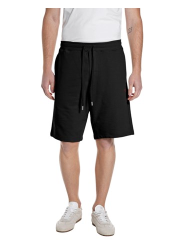 Replay CRNE SPORTSKE KRATKE HLAČE OD FROTIRA - 1