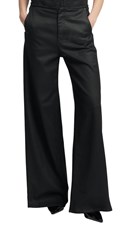 CRNE ŠIROKE JEANS HLAČE W8248  203 979 - 2