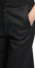 CRNE ŠIROKE JEANS HLAČE W8248  203 979 - 6