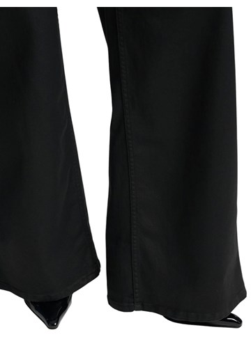 Replay CRNE ŠIROKE JEANS HLAČE W8248  203 979 - 7