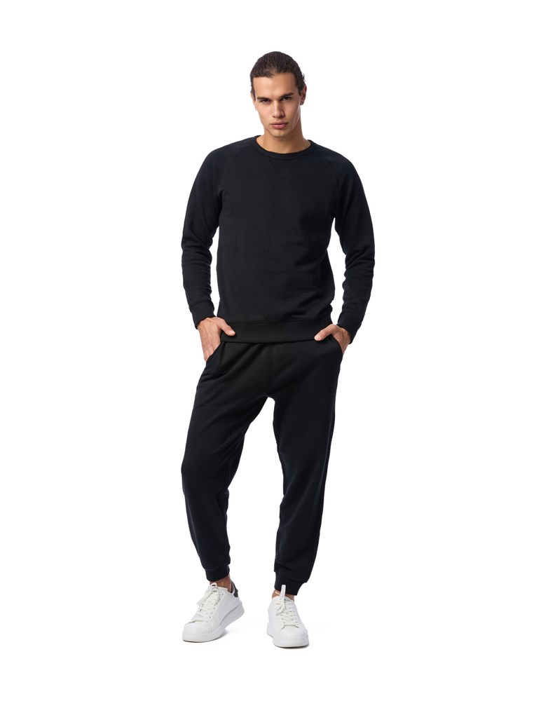Replay CRNI SWEATSHIRT S DETALJEM NA OVRATNIKU - 1