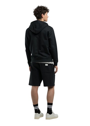 Replay CRNI SWEATSHIRT S KAPULJAČOM I IZVEZENIM LOGOM - 2 Replay CRNI SWEATSHIRT S KAPULJAČOM I IZVEZENIM LOGOM - 2